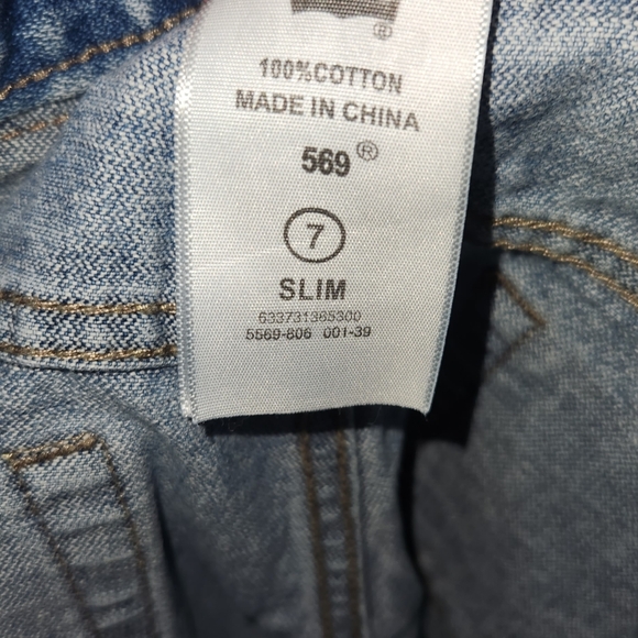 Sz 7 boys Levi's slim - Picture 2 of 3